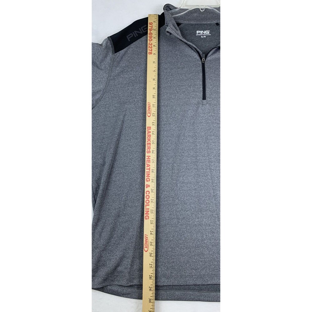 Ping Performance Sensorcool Quarter-Zip Gray Pull… - image 8
